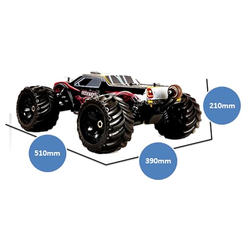 Image of JLBRACINGRC 1 /10 Brushless RC Car for Adults,Fast 50+ mph High Speed RTR RC Truck, 4WD Offroad Monster Truck, 2.4GHZ Radio Controlled Electric Remote Control Car, IPX7 Waterproof Racing Vehicle