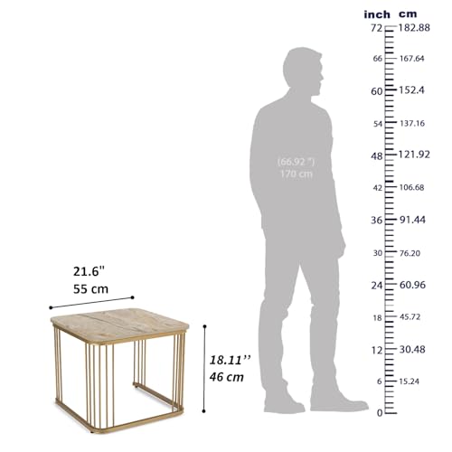 Image of Wakefit Center Table | 1 Yr Warranty | Coffee Table for Living Room Wooden, Tea Table for Living Room Wooden, Sofa Table, Free Installation from Brand, Modern Multi-Functional & Wobble-Free(Flat)
