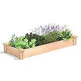 Greenes Fence RC16486P Raised Garden Bed, 16" x 48" x 5.5"