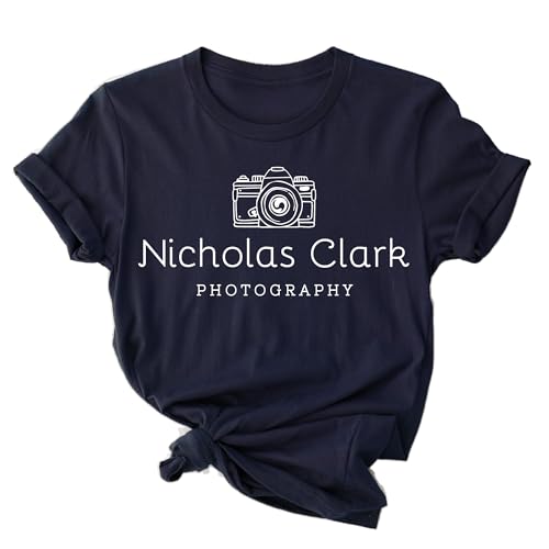Customizable Photographer Logo Shirt Photography for Men | Women