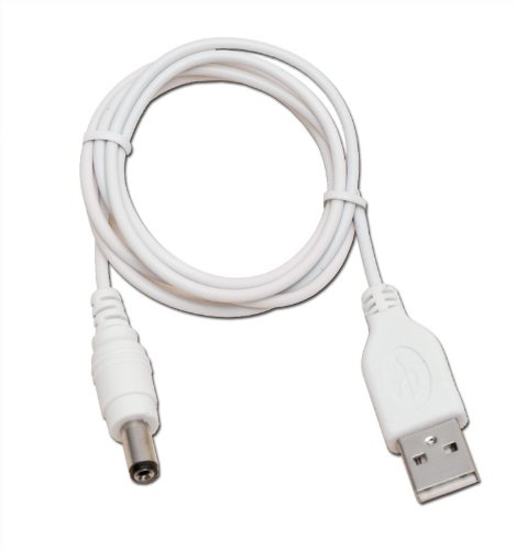 Connectland CL-SPK20063 USB or Battery Powered Portable White Mini Cube Speaker