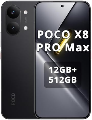 XIAOMI Poco X8 Pro Max Smartphone 12GB+512GB, Dimensity 9500s Pro...