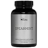SHINE Spearmint Leaf Capsules - 100 Vegan Capsules, 1000mg Organic Spearmint per Serving