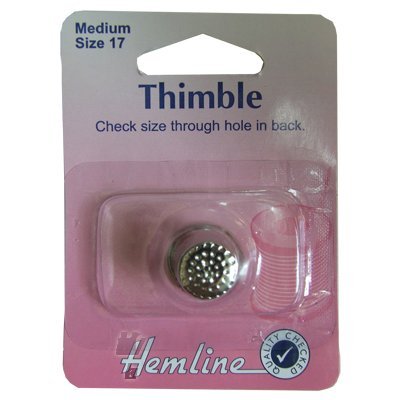 Hemline Metal Thimble - Size 17