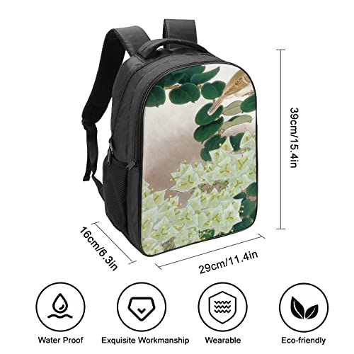 Mochila escolar unisex Pájaro de 40cm para organizar libros pesados sin dolor de espalda 2