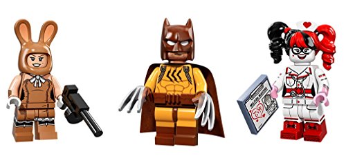 LEGO March Harriet, Harley Quinn, and Wolverine Batman Minifigures Batman Movie