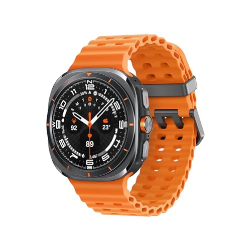 Samsung Galaxy Watch Ultra (2025) Smartwatch mit Galaxy AI, Fitness-Uhr, Marine Band, Titan-Gehäuse, Schnellbutton, Dual-GPS… – Ansicht 1