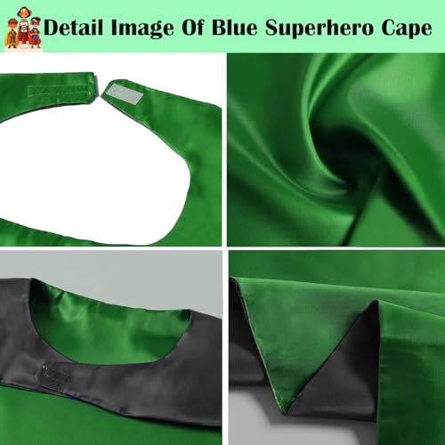 Image of Superhero Capes for Kids Halloween Costumes and Dress up - Superhero Toys Capes 4-10 Year for boys birthday party Gifts
