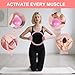 LENGAMPLAY Pilates Ring Set with Resistance Bands– Anti-Slip Magic Circle Pilates Ring for Home Workouts, Full-Body Toning, Strength Training for Women 14PCS