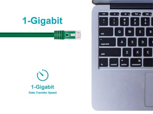 Cable Ethernet Cat5e UTP Monoprice 10 Pies Verde miniatura 5