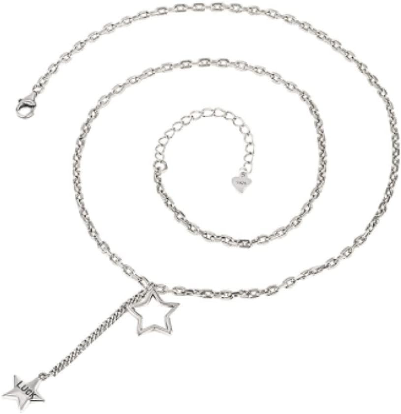 Collier étoile pour femmes chaîne argent S925 ras du cou pendentif bohème