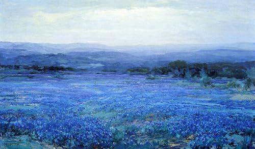 Cuadro pintura al óleo para vestir paredes vacías con un paisaje panorámico de 60x90cm