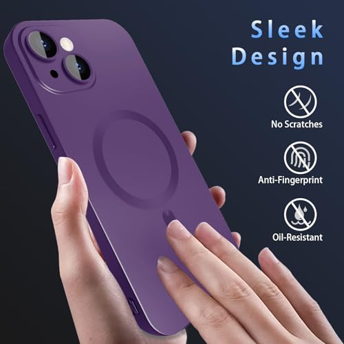 Coque iPhone 14 Plus magnétique antichoc avec protection objectif