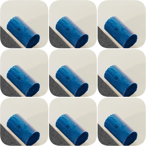 Image of Yglnden 10 Bundles Latch Hook Kit Colorful Yarn Bundles Cut Rug DIY Latch Hook Yarn for Handmake Craft Sewing Knitting for Adults (10 Bundles# Dark Blue B)