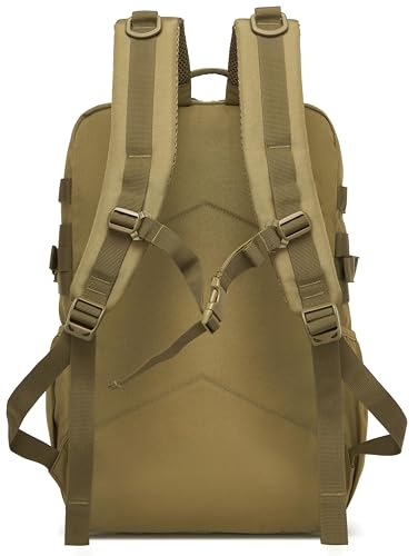 Image of Wotony Military Tactical Backpack for Men Waterproof Daypack 3 Day Assault Pack Molle Bag with Water Bottle Holder