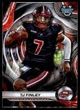 2024 Bowman Best University #63 TJ Finley Western Kentucky Hilltoppers Official NCAA Football Card in Raw (NM or Better) Condition