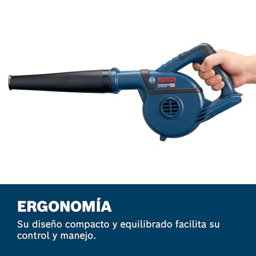 Miniatura 5 de Bosch Professional 18V System soplador a batería GBL 18V-120 (incl. 4 adaptadores, boquilla estándar, tubo prolongación, boquilla de profundidad, depósito de recogida de polvo, sin batería/cargador)