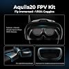 Kit FPV BETAFPV Aquila20 con función DVR, avanzado RTF | Con transmisor LiteRadio 4 SE y gafas FPV VR04, soporta 3 modos, sistema de 2S, dron FPV avanzado RTF para interiores y exteriores 6