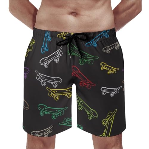 Shorts de bain homme séchage rapide anti frottement avec poches S