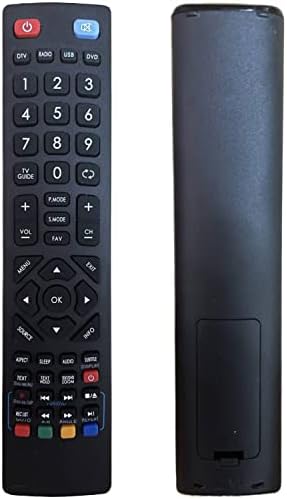 NEW Replacement Sharp Technika Universal Remote Control - No Setup Required Perfect Works for Technika LCD LED 3D HD PVR TVs