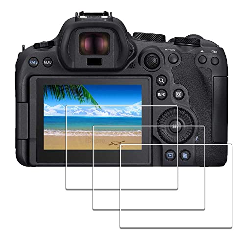 Vaxson Schutzfolie Für CANON EOS M6 Mark II Display – 3 Stück, Transparent, Selbstklebend, Displayschutz