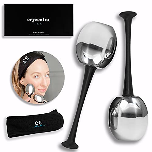 Ice Globes-Face Globes. Facial Ice Globes-Ice Globes for Facials, Cryo Sticks,Ice Globes for Face. Professional Ice Roller Globes for Face-Ice Facials. Ice Roller Facial Ice Globes-Cryotherapy Massage