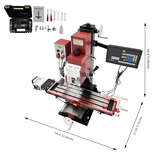 HQHAOTWU Brushless Mill with DRO