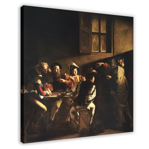 Toile Saint Matthieu Caravage pour sublimer un mur vide de salon ou bureau