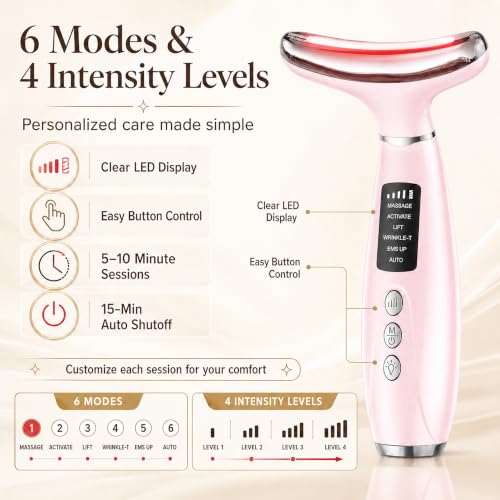 GIHWRRI 7 Color Face Sculpting Tool Red Light Therapy for Face and Neck - image 5