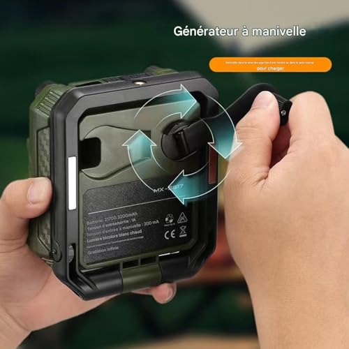 Lampe LED pour camping contre le manque d'éclairage en kit de survie léger - 7