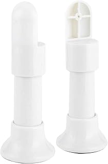 2pcs Toilet Partition Bracket, Public Restroom Partition Fittings Restroom Partition Support Foot Toilet Bathroom Partition Fitting Hardware Adjustable Furniture Legs Shelf Support Bracket