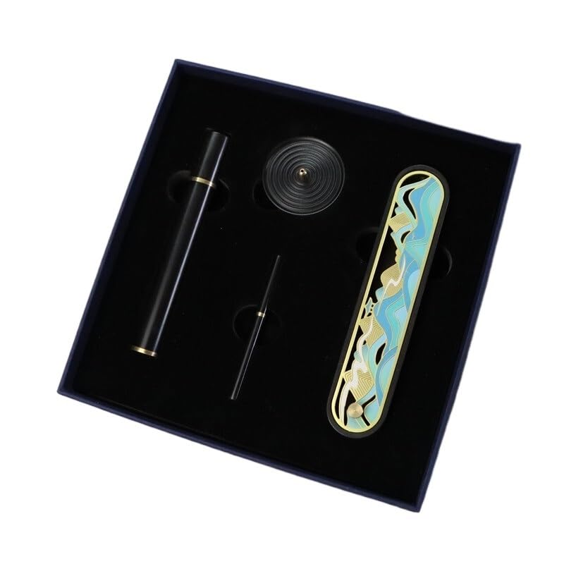 Porte-encens boîte en ébène parfait pour créer un coin méditation zen