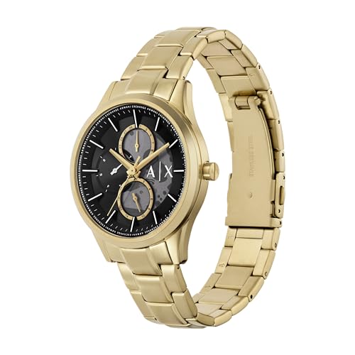 Image of A|X Armani Exchange Men's Multifunction Analog Watch, Necklace Gift Set Stainless Steel Watches for Men