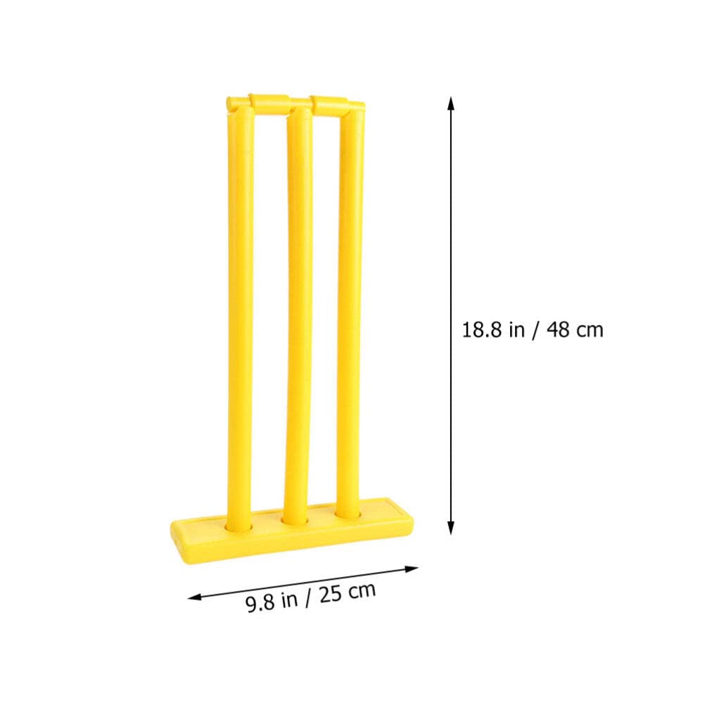 BESTonZON Set da Cricket Gioco Educativo per Ragazza Unisex e Pallina in Robusta Colore per attività Fisiche e Divertimento in Spiaggia