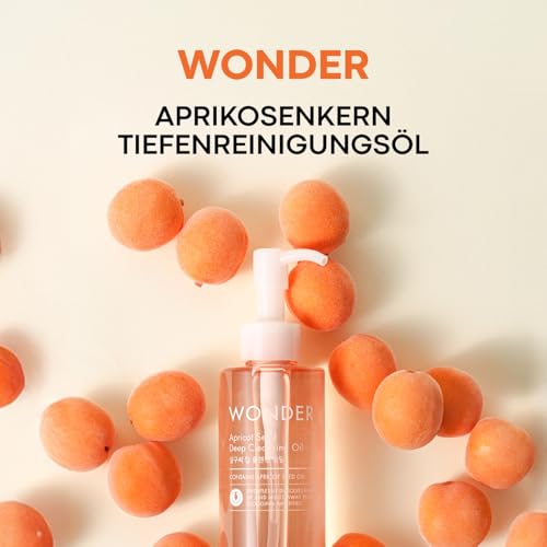 TONYMOLY Wonder Aprikosenkern-Reinigungsöl 190ml Tiefenreinigung und Feuchtigkeitspflege