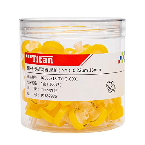 Image of Syringe Filter,Nylon Membrane Syringe lab Filters 13mm Diameter 0.22μm Pore Size Box of 100