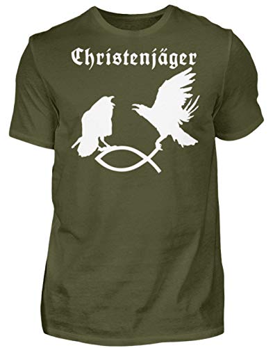 T-Shirt pour Homme Hugin et Munin Odin's Raben noir taille XL
