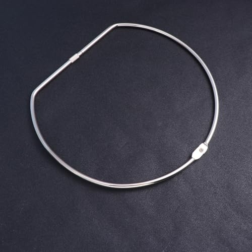 Anillos D de hierro resistentes: pack de 5 hebillas plateadas ajustables para bolsos 7