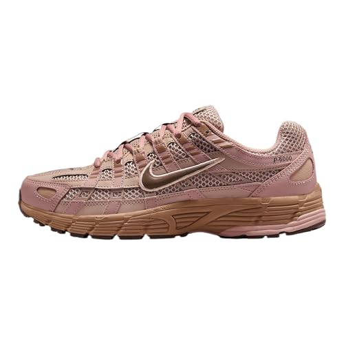 Nike P-6000 SE Women's Shoes (IF1756-200, Fossil Stone/Hemp/Pink Oxford/Ironstone)