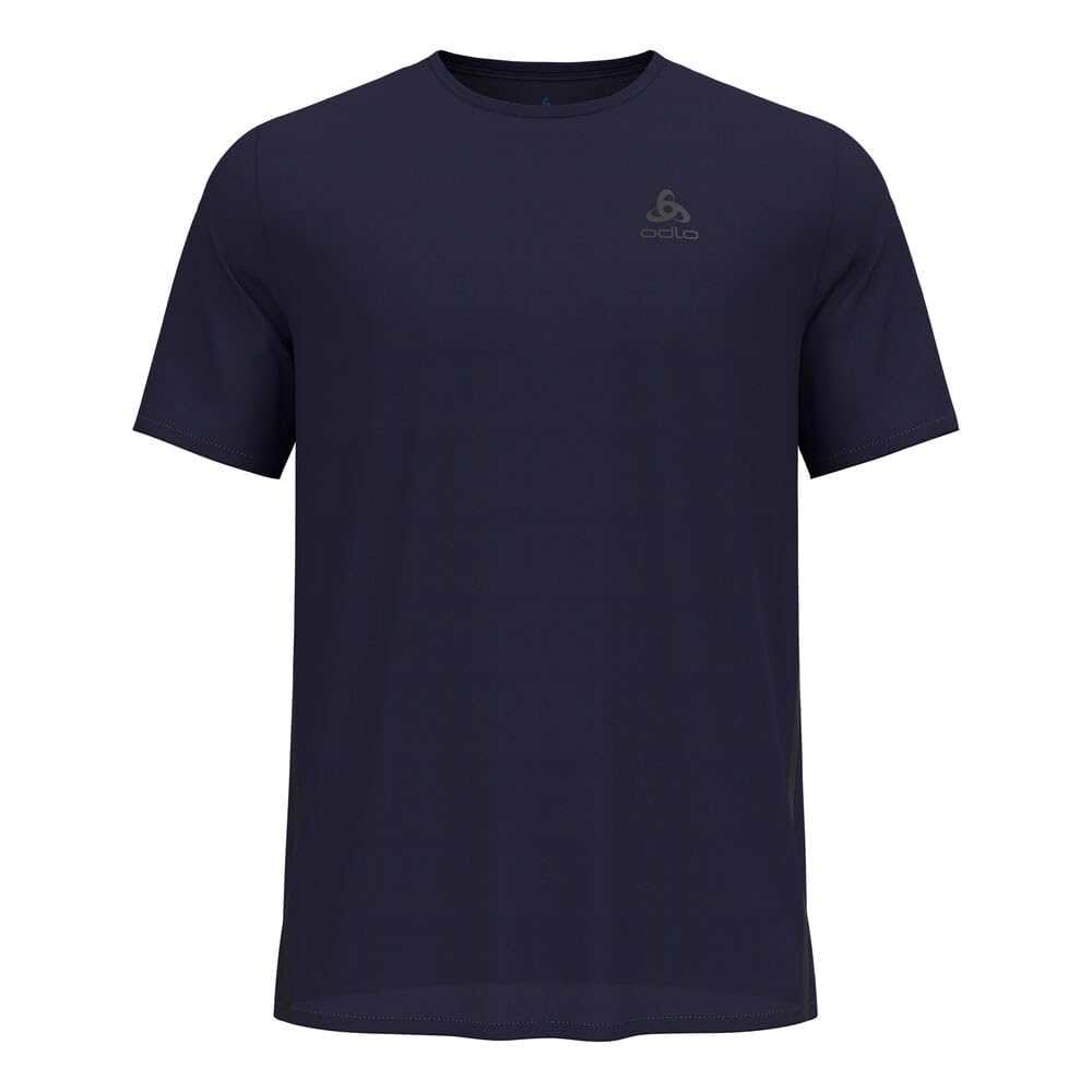 Odlo Herren Zeroweight Chill-Tec Tee Laufbekleidung Laufshirt Eclipse - Dunkelblau L