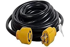 MaxWorks 80841 25ft 4-Prong Twist Lock Generator Extension Cord 30 Amp