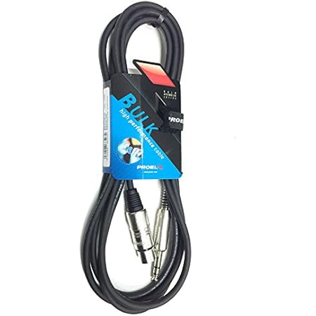 Cavo Audio Professionale PROEL BULK230LU5 - Jack Stereo 6.3mm A XLR Maschio 3P, 5 Metri, Nero - Foto 11