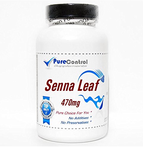 Senna Leaf 470mg // 100 Capsules // Pure // by PureControl Supplements