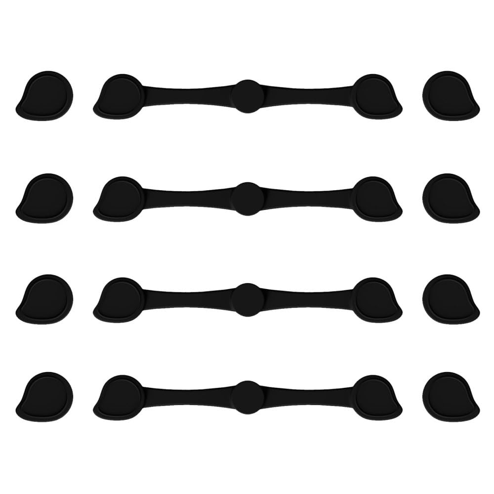 Magnetische Silikonschnallen für Heißluftfritteuse, 12 Stück Magnete Befestigungsschnalle für Backpapier, Air Fryer Magnet Silikon Schnalle Set für die Küche