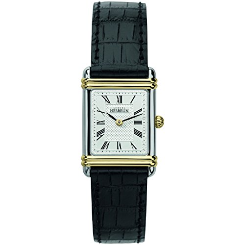 Michel Herbelin Montre 17478/T08 rectangle Art Déco pour femme