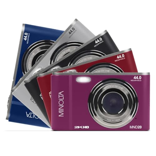 Minolta 44MP Digital Camera with 2.7K Video