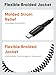 CableCreation Coiled USB C Cable 2Pack, Coiled USB A to USB C Cable for Car Type C Charger Cable for CarPlay Compatible with iPhone 16,15, Samsung Galaxy S24, Google Pixel, Tablet,Braided