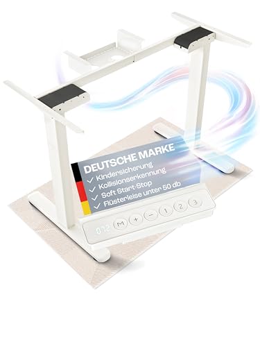 WINTONCOVE Tischgestell höhenverstellbar elektrisch [MIT...