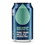 Big Drop Pine Trail Pale Ale - Naturally Brewed Alcohol Free Pale Ale with a Citrusy Bite - Vegetarian & Gluten Free (12 x 330ml Cans)