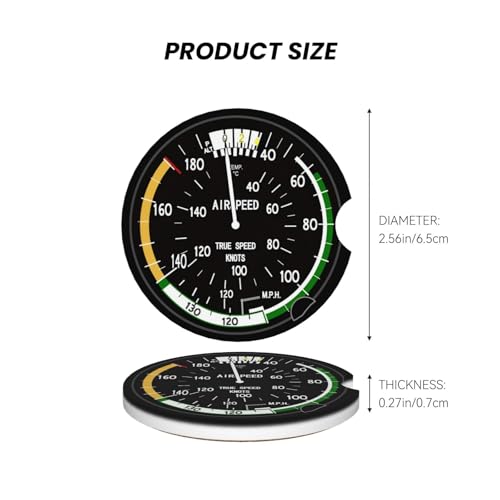 Portavasos para auto cerámico 2 piezas universal miniatura 6